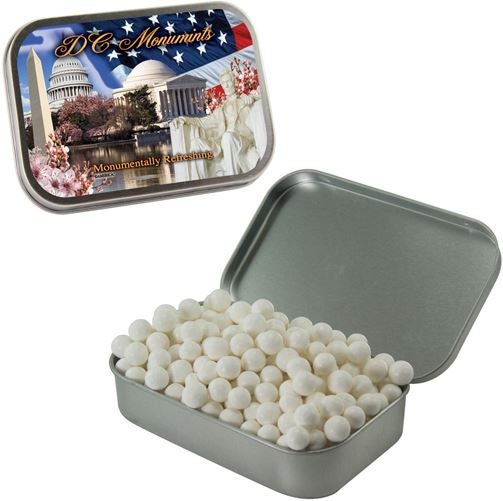 USA Made Candy Recyclable Tin Candy Tin Large Eco Promotional